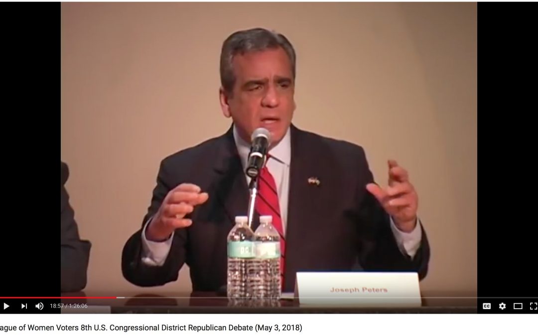 JOE PETERS – Republican 8th District hopefuls debate at U of S